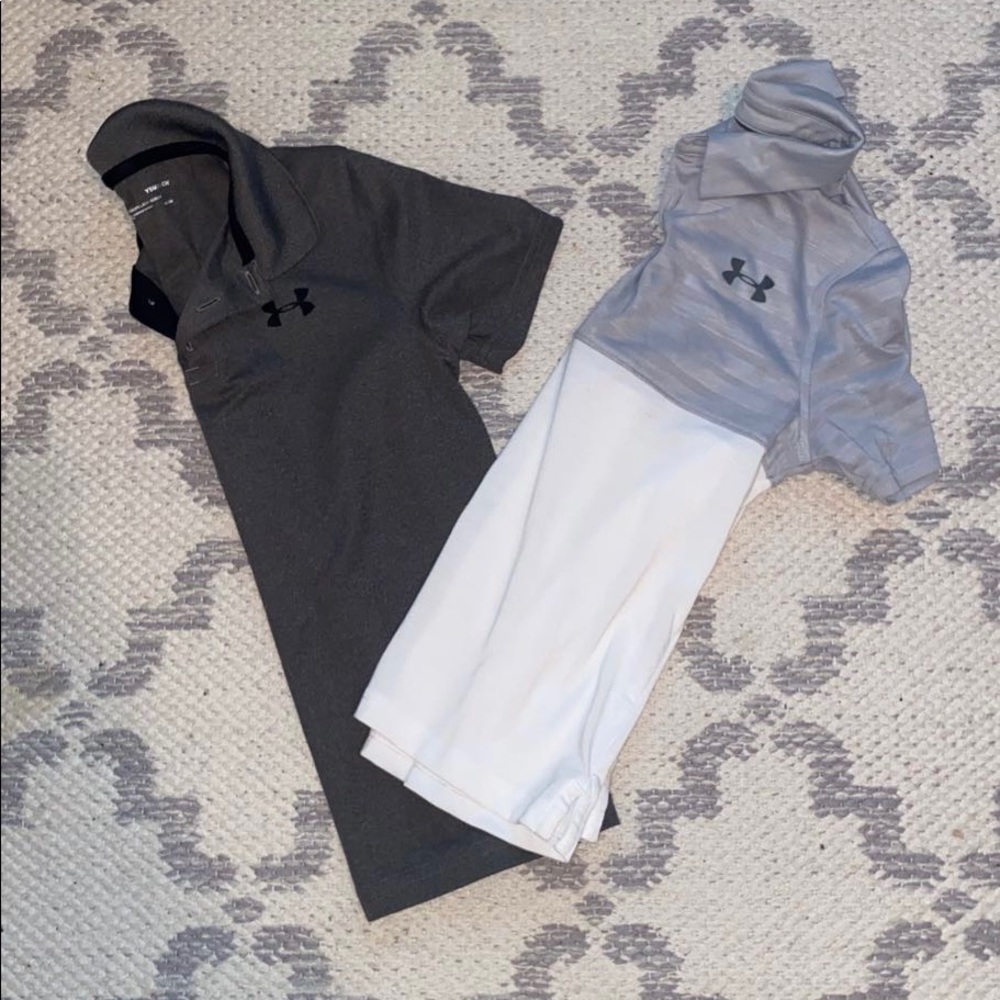2 collared shirts